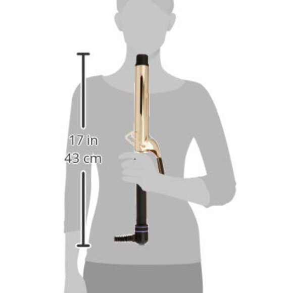 NEW HOT TOOLS Pro Artist 24K Gold Extra Long Curling Iron/Wand - Picture 3 of 3